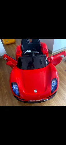 Carro elétrico infantil conversível vermelho 6v