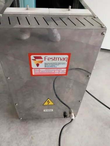 Modeladora/ Máquina de Salgados- Marca: Festmaq - Modelo Genêsis Duplo Recheio
