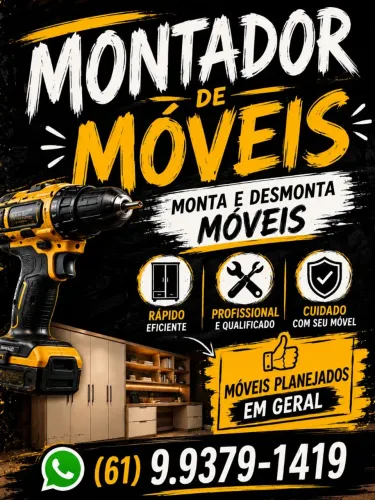 Montador de móveis e Marceneiro