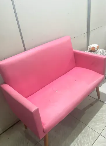Sofá rosa 