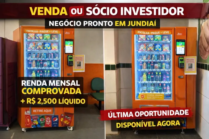 NEGÓCIO PRONTO FATURANDO - VENDA OU SÓCIO INVESTIDOR