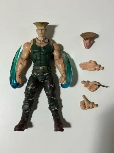 Guile Player 1 Street Fighter Sota Toys completo