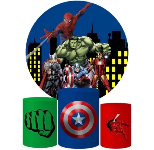 Capas para Cilindros e Arcos de Decoração Infantil