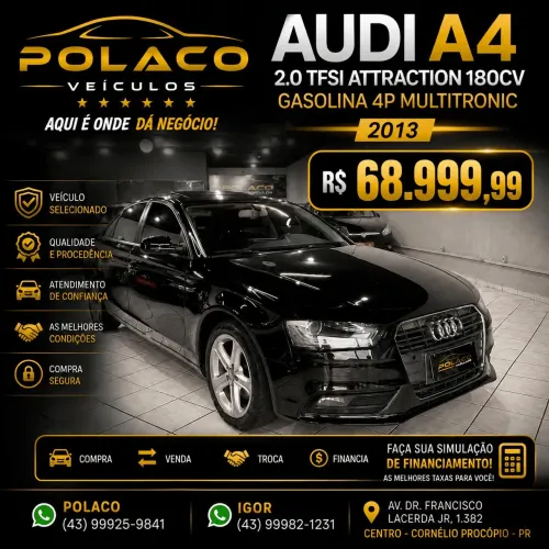 Audi A4 2.0 Avant 16V TFSI Quattro Stronic 2013