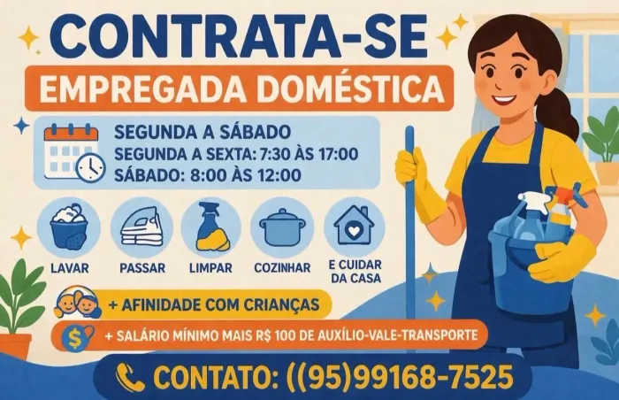Precisa se de doméstica 