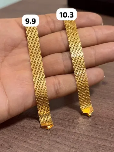Pulseira Bismarck de ouro 9.9g 18k procedência garantia eterna