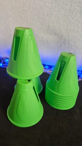 Conjunto 10 Cones para Patins Slalom Oxelo