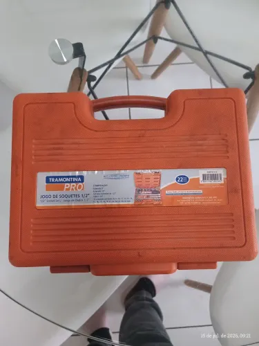Jogo de Soquetes 1/2" Tramontina PRO - 22 Peças (Completo)