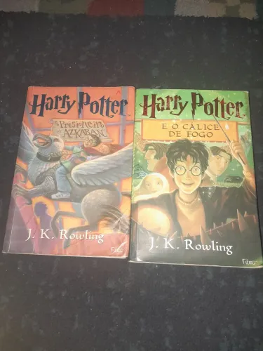 LIVROS HARRY POTTER E O CALICE DE FOGO + HARRY POTTER E O PRISONEIRO DE AZKABAN