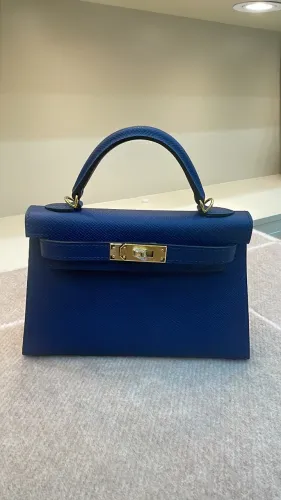 BOLSA MINI KELLY COURO