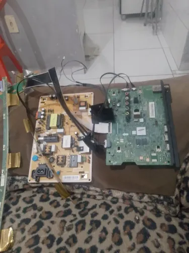 Placa e fonte tv Samsung