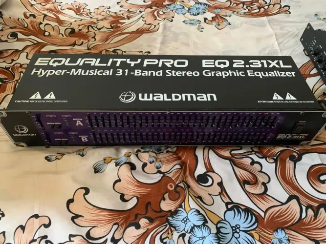 Equalizador Gráfico Profissional - Waldman Equality Pro EQ 2.31XL