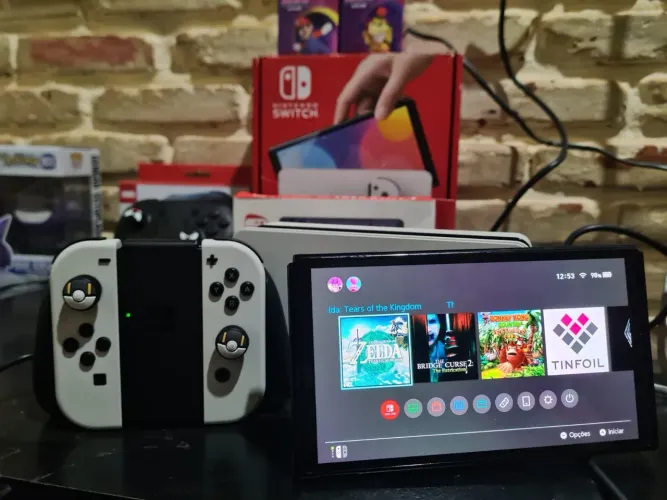 Nintendo switch Oled 256Gb DESBLOQUEADO