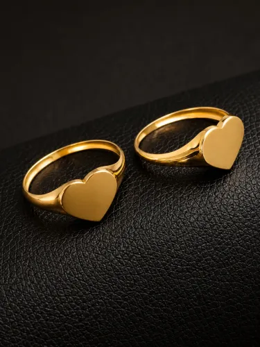 Anel Heart em Ouro 18k 750