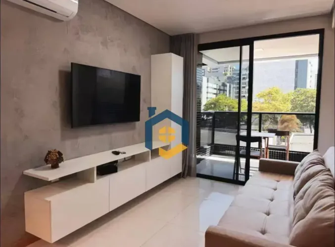 QUARTO E SALA MOBILIADO 1 QUADRA DO MAR