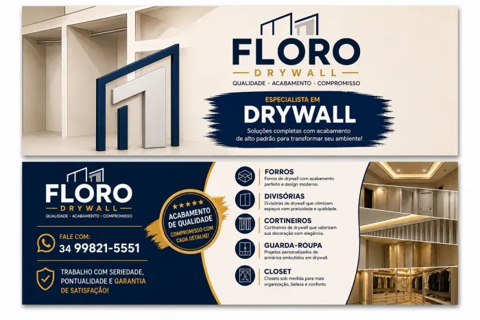 Drywall E Glasroc trabalhos com forros , divisorias,pintura e acabamento