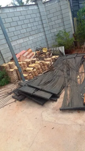 Telhas de cerâmica 400 e 16 comunhera aço 