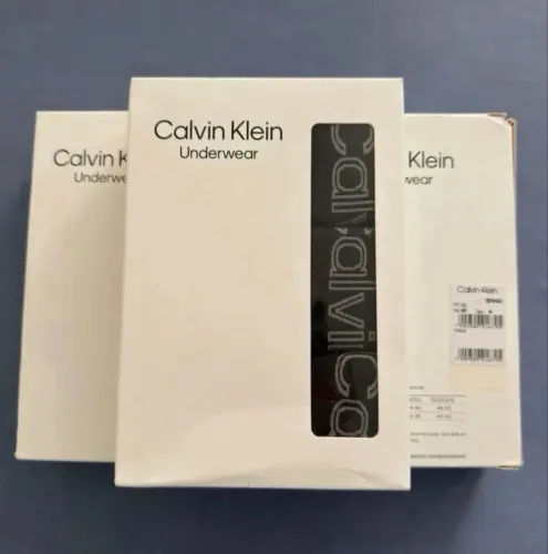 CUECA BOXER CLAVIN KLEIN PRETO M UNDERWEAR 3 KIT C/3