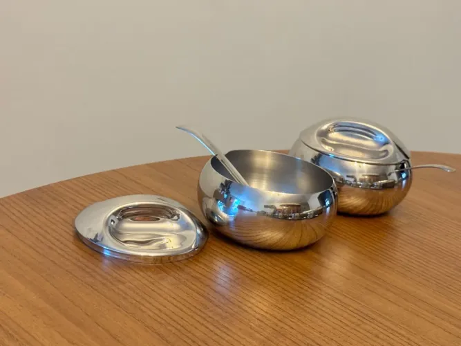 Açucareiro Tramontina inox R$ 40,00 cada