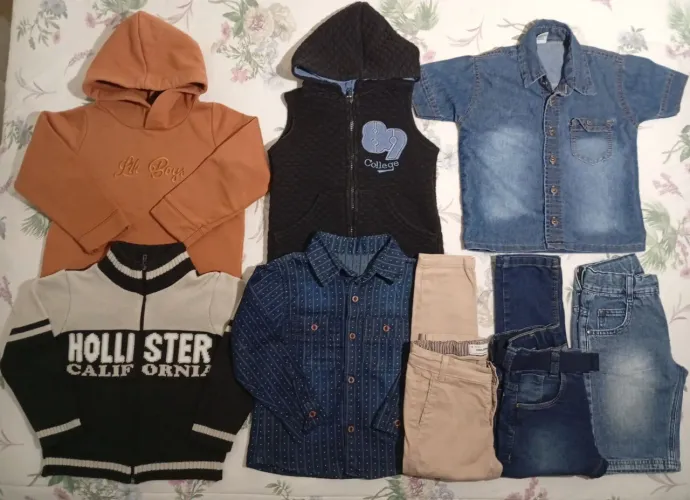 Lote menino Tam 4 anos 