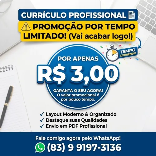 CURRÍCULO PROFISSIONAL