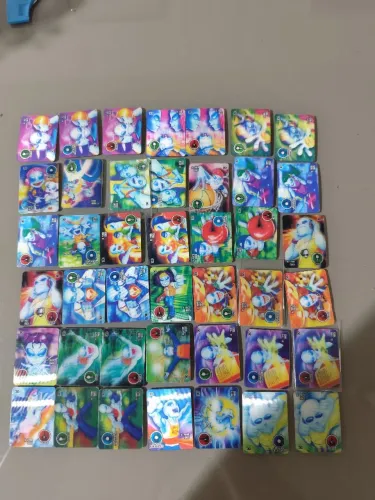 Lote com 42 cards conexão álien Elma chips