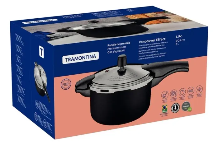 Panela de Pressão Tramontina 6L (Nova lacrada)