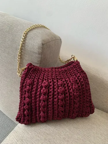 Bolsa de Festa em Crochê 