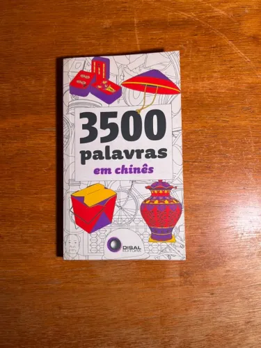 Livro 3500 Palavras em Chinês - ÓTIMO PARA VIAGENS, SEMINOVO