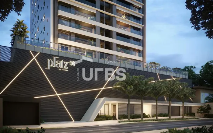 Apartamento à venda Platz 36, Setor Bueno, 3 suítes, 2 vagas, vista para o Parque.