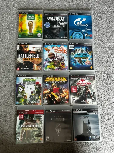 Jogos originais de PlayStation 3 (preço individual)