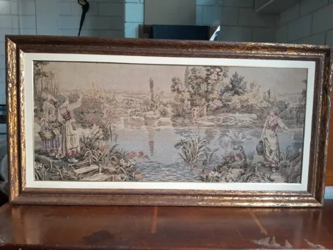 Quadro Cena Campestre - Gobelin 