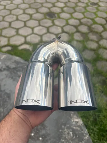 Ponteira dupla esportiva NOX 3 polegadas