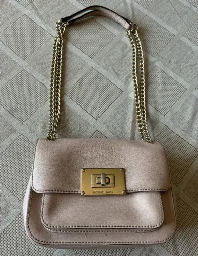 BOLSA MICHAEL KORS TIRACOLO NUDE CANVAS