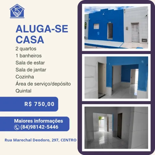Casa para alugar-Areia Branca|RN