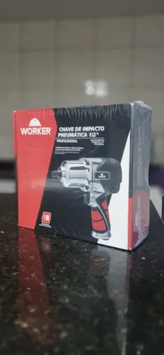 Chave de impacto Chave de Impacto Pneumática 1/2" Worker aceito cartão e trocas