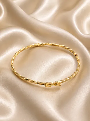 Bracelete Torcido em Ouro 18k 750