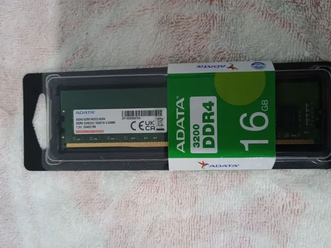 Memória ddr4 16gb adata 3200 barbada