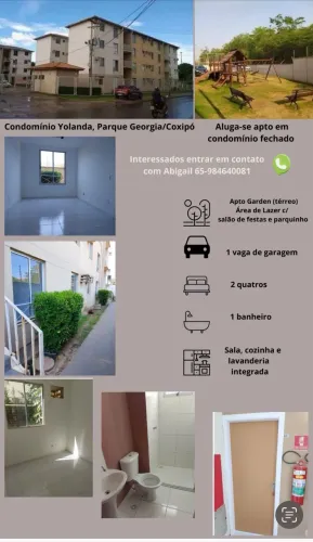 Aluguel de apartamento térreo (garden) no residencial Yolanda no parque Geórgia