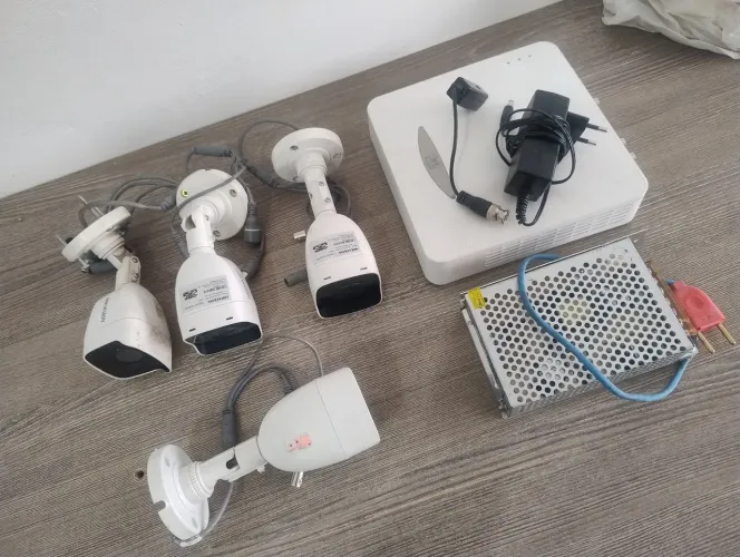 Kit câmera segurança 4 câmeras e dvr