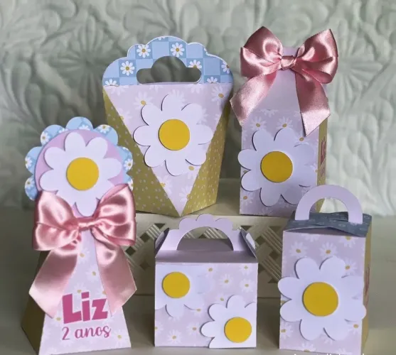Kit caixas personalizadas aniversário 