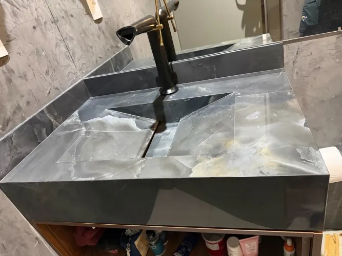 Cuba de porcelanato 
