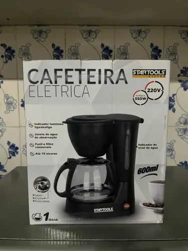 CAFETEIRA ELÉTRICA 600ML 220V POTÊNCIA 550