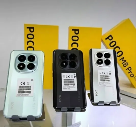 Poco M8 Pro 5G NFC 256/08-Preto Verde Prata Lacrado Entregamos Grátis 