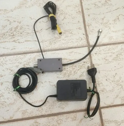 Fonte Original Bi volt Super Nintendo 110/220 e Cabo RF Original
