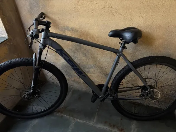 Bicicleta Alumínio Aro 29 Ksw 24v Freio Disco Xlt Cor Grafite Tamanho Do Quadro 21