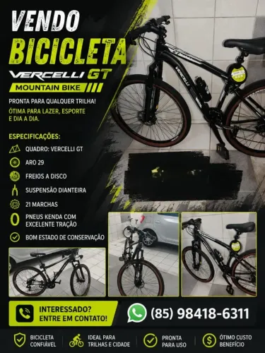 Bicicleta Vercelli Aro 29