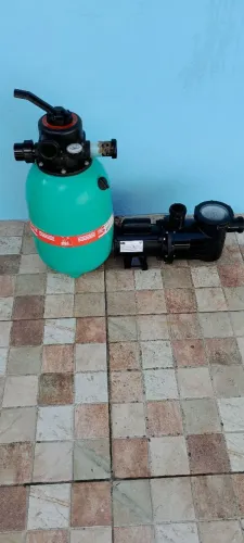 Bomba e filtro para picina