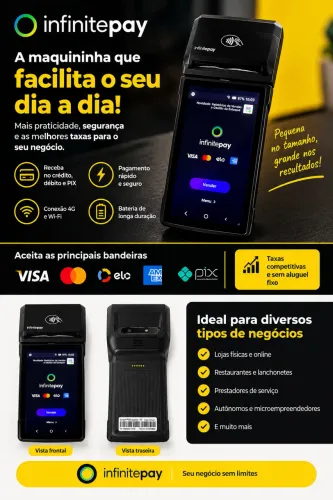 Maquininha de Cartao InfinitePay Usada