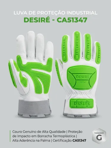 Luva de proteção industrial Desiré - CA51347